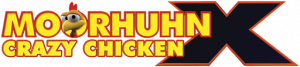 Moorhuhn X - Crazy Chicken X Logo.png